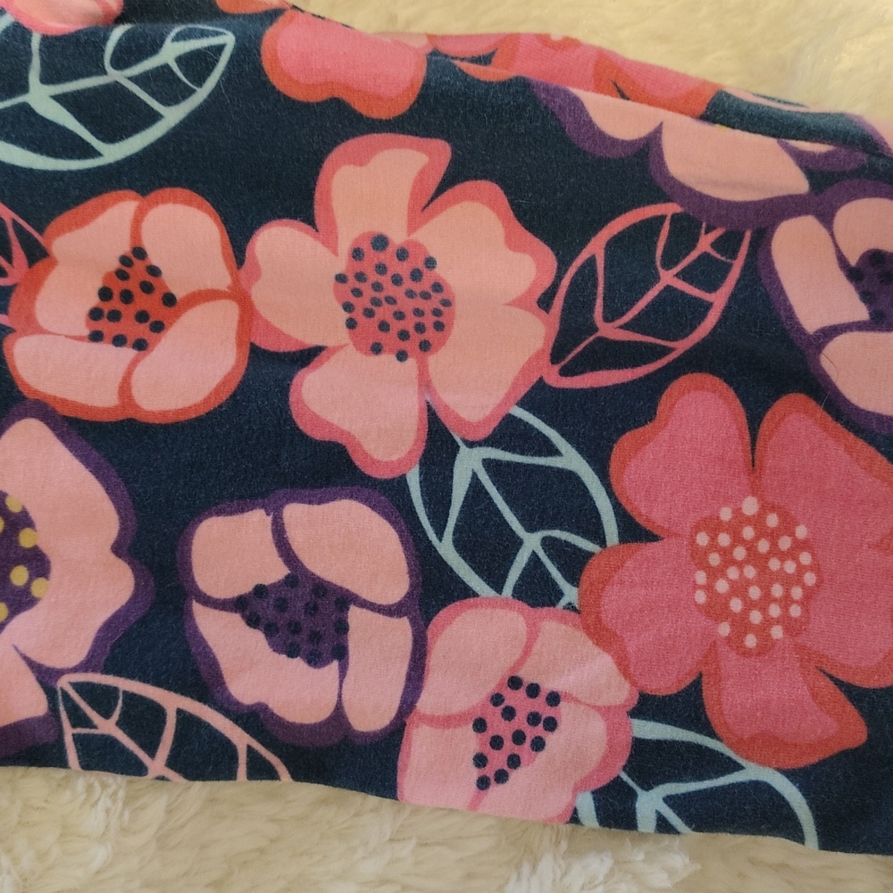 Floral Kids Dot Dot smile Jumpsuit - Pink and Blue - Picture 3 of 3